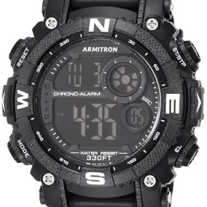 Armitron Sport Men's Digital Chronograph Resin Strap Watch, 40/8284