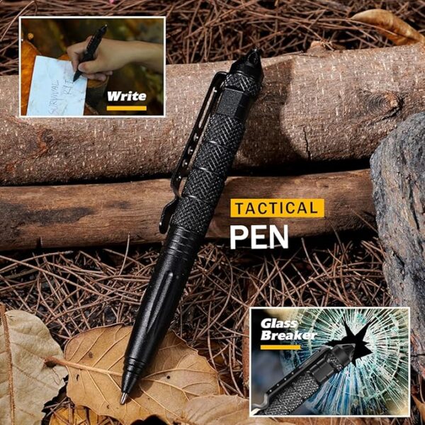 Survival Kit 14 in 1, Survival Gear and Equipment, Gifts for Men Dad Husband Him, Outdoor Fishing Hunting Camping Anniversary Birthday Gift Ideas for Him Teenage Boy Women - Image 6