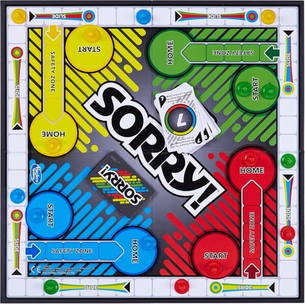 Sorry! Kids Board Game, Family Board Games for Kids and Adults, 2 to 4 Players, Family Games, Kids Games, Ages 6 and Up - Image 3