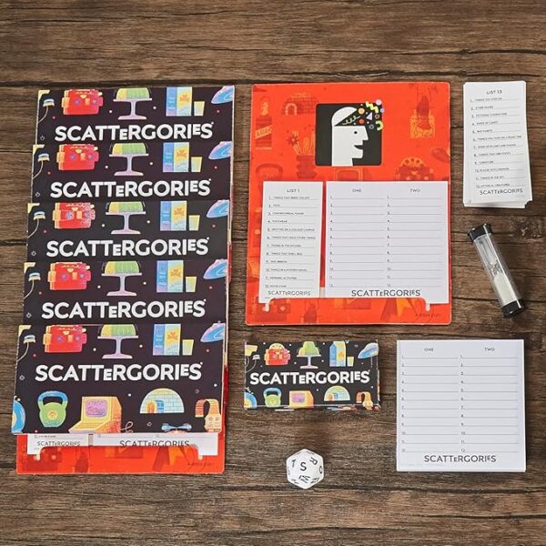 Hasbro Gaming Scattergories Classic Game, Party Game for Adults and Teens Ages 13 and up, Board Game for 2+ Players - Image 4
