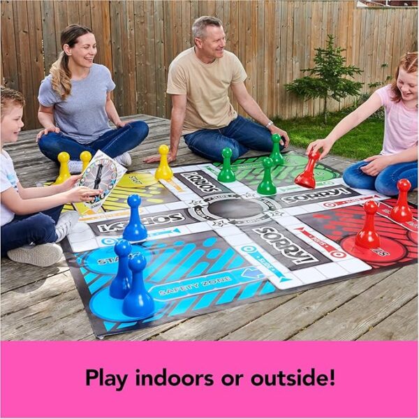 Giant SORRY! Classic Family Board Game Indoor Outdoor Retro Party Activity Summer Toy with Oversized Gameboard, for Adults and Kids Ages 6 and up - Image 6