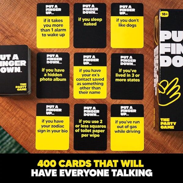 The Viral Party Game That Will Have Everyone Talking - Funny Adult Card Game & Icebreaker Ideas, Game Nights, & Big or Small Groups, 400 Cards for 2+ Players - Image 6