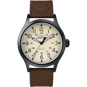 Timex Expedition Scout 40mm Menâs Analog Watch | INDIGLO Backlight and Luminous Hands | Durable Comfortable Adjustable Strap | 24 Hour Time | Rugged Outdoor Watch | 50M Water Resistance