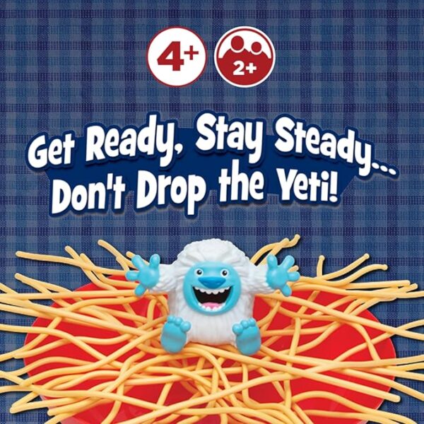 Yeti in My Spaghetti Board Game â Kids Games, Family Game, Multi-Player, Board Games for Family Night, Preschool Toys, Hand-Eye-Coordination Game, Donât Drop Yeti, Ages 4+ - Image 4